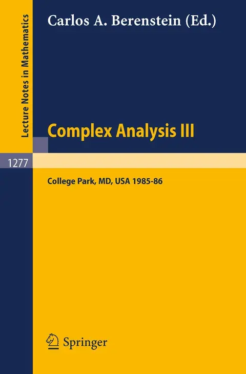 Cover of Complex Analysis