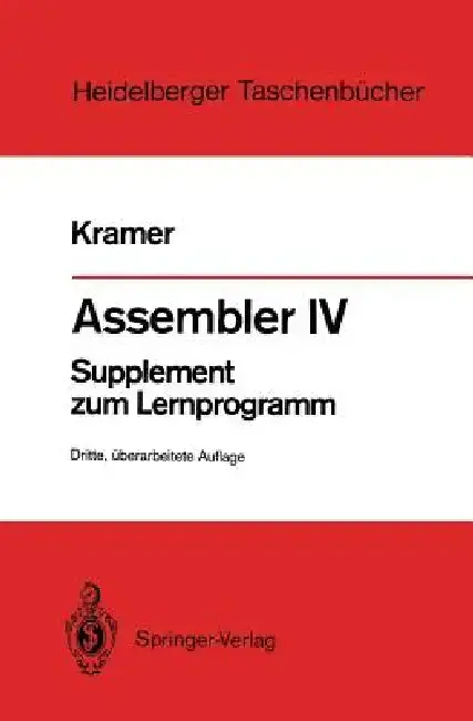 Cover of Assembler IV