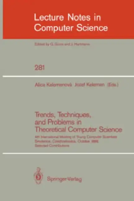 Cover of Trends, Techniques, and Problems in Theoretical Computer Science