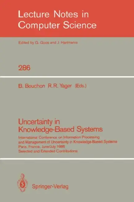 Cover of Uncertainty in Knowledge-Based Systems