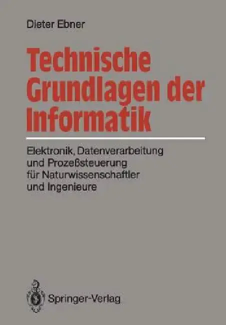 Cover of Technische Grundlagen Der Informatik