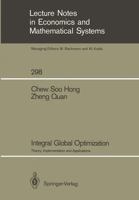 Cover of Integral Global Optimization