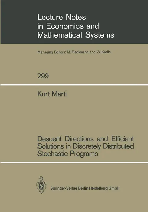 Cover of Descent Directions and Efficient Solutions in Discretely Distributed Stochastic Programs