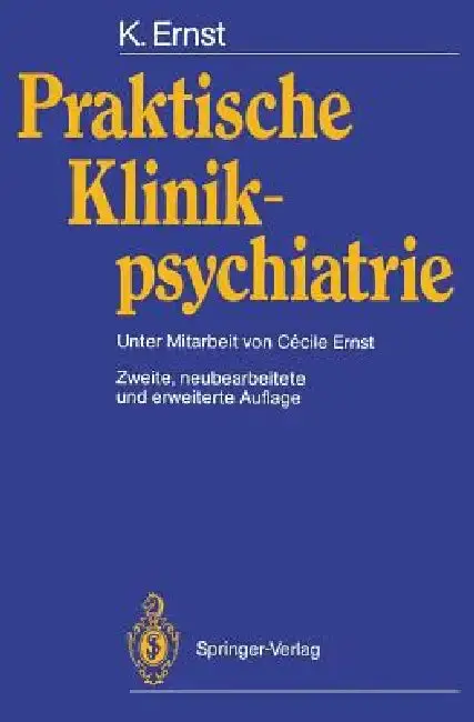 Cover of Praktische Klinikpsychiatrie