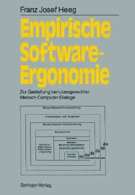 Cover of Empirische Software-Ergonomie