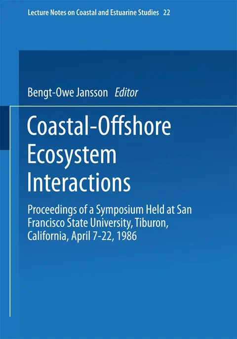 Cover of Coastal-offshore Ecosystem Interactions
