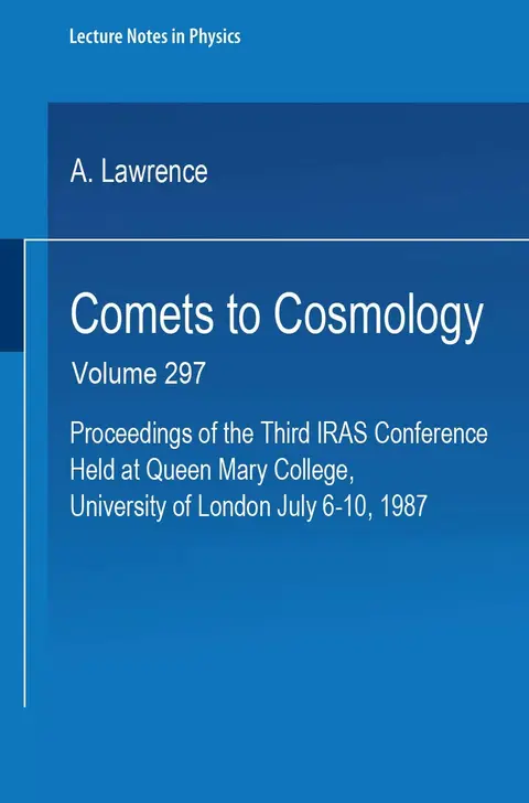 Cover of Comets to Cosmology