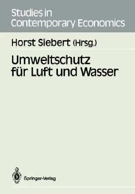 Cover of Umweltschutz Für Luft Und Wasser