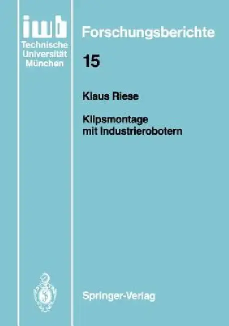 Cover of Klipsmontage Mit Industrierobotern