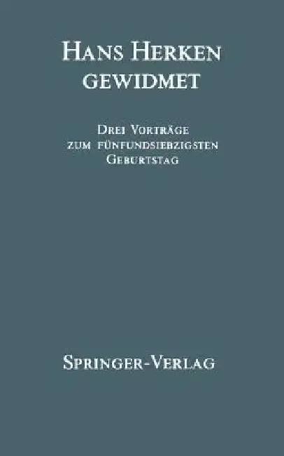 Cover of Hans Herken Gewidmet