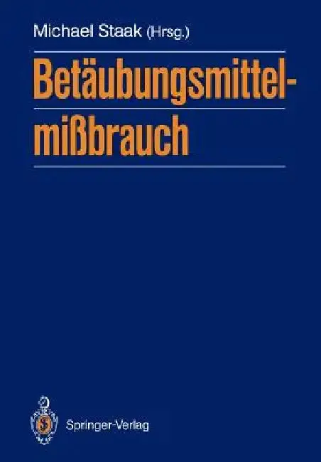Cover of Betäubungsmittelmißbrauch