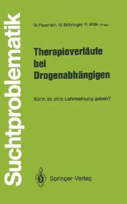 Cover of Therapieverläufe Bei Drogenabhängigen