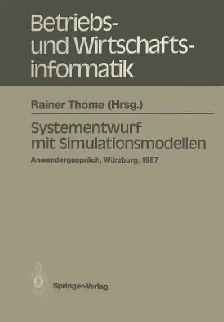 Cover of Systementwurf Mit Simulationsmodellen