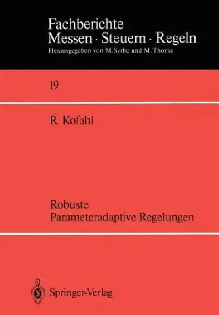 Cover of Robuste Parameteradaptive Regelungen