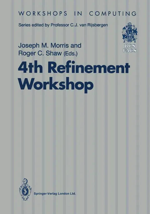 Cover of 4th Refinement Workshop