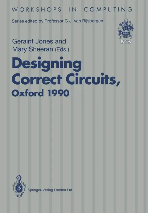Cover of Designing Correct Circuits