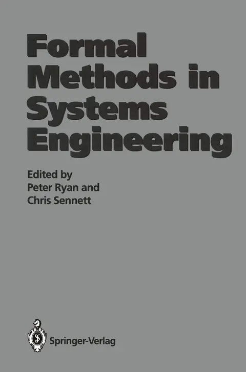 Cover of Formal Methods in Systems Engineering