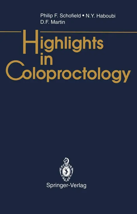 Cover of Highlights in Coloproctology