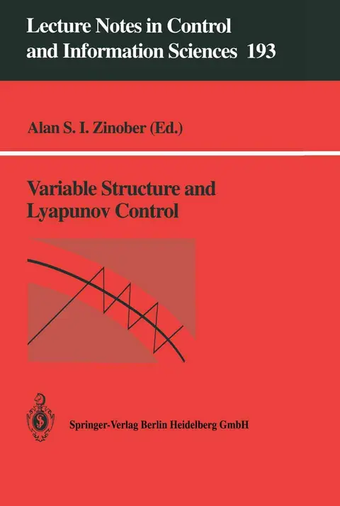 Cover of Variable Structure and Lyapunov Control
