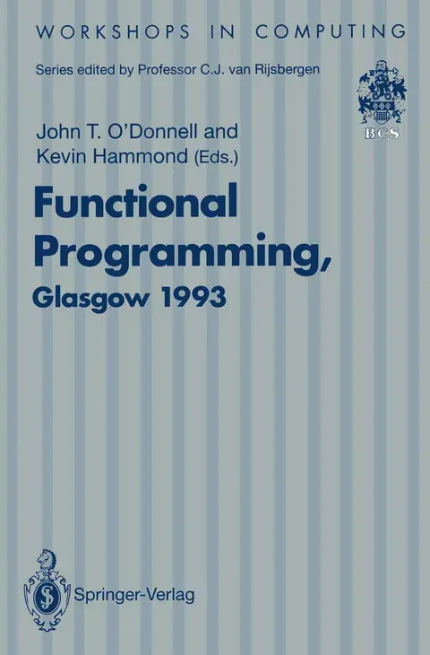 Cover of Functional Programming, Glasgow 1993