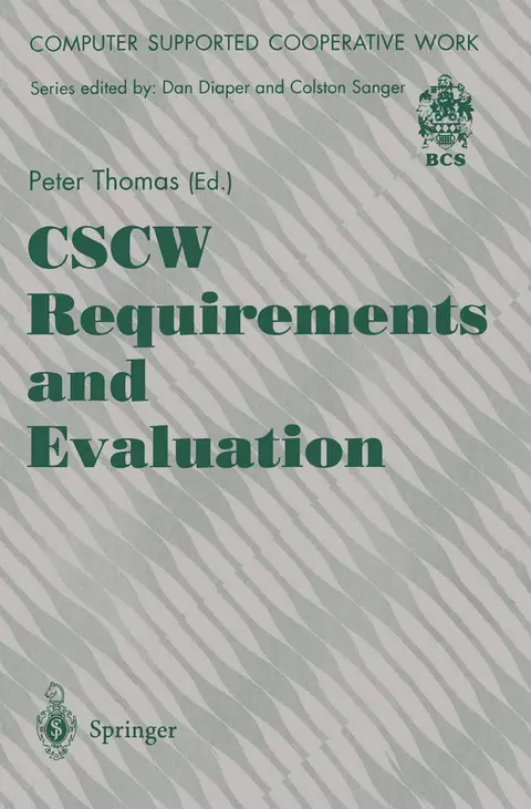 Cover of Cscw Requirements and Evaluation