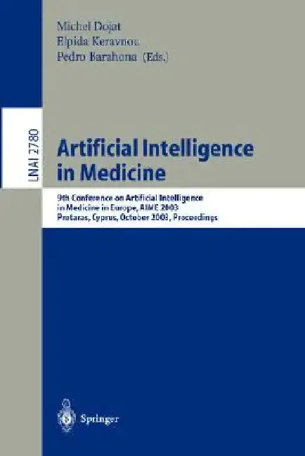 Cover of Artificial Intelligence in Medicine