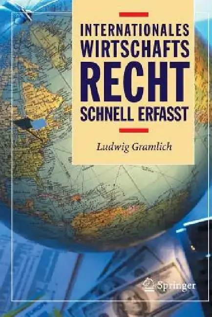 Cover of Internationales Wirtschaftsrecht - Schnell Erfasst