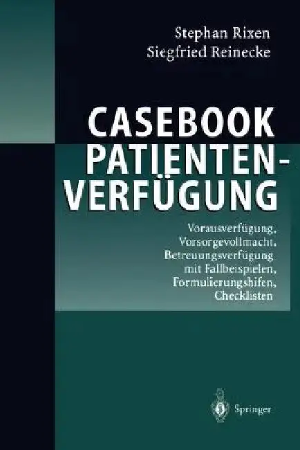 Cover of Casebook Patientenverfügung