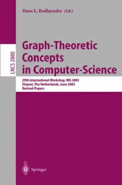 Cover of Graph-Theoretic Concepts in Computer Science