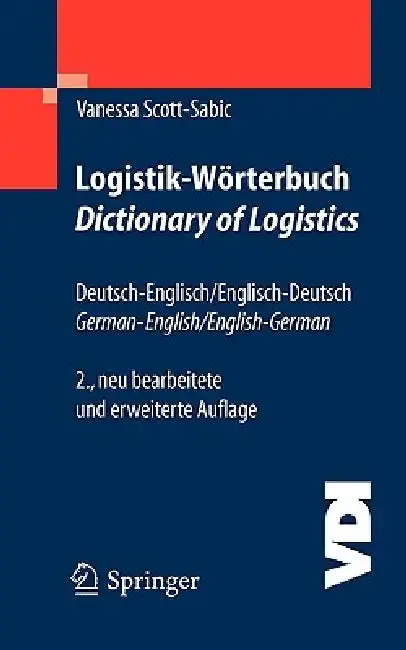 Cover of Logistik-Wörterbuch. Dictionary of Logistics