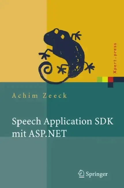 Cover of Speech Application SDK Mit ASP.NET