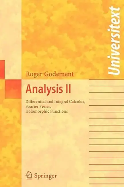 Cover of Analysis II