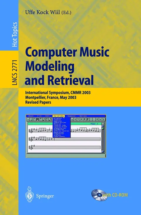 Cover of Computer Music Modeling and Retrieval
