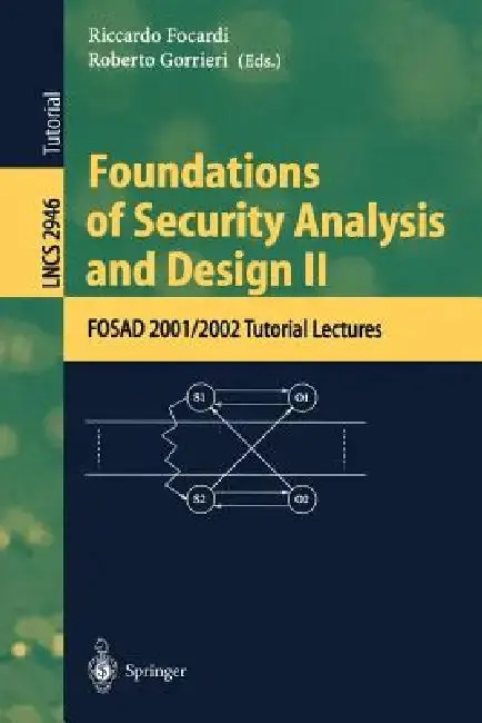 Cover of Foundations of Security Analysis and Design II