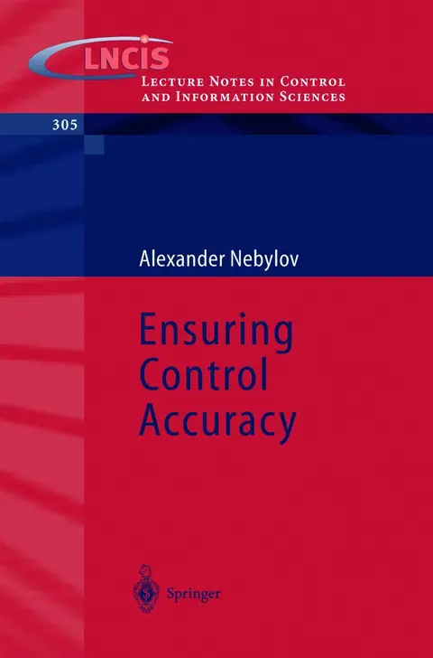 Cover of Ensuring Control Accuracy
