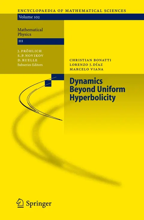 Cover of Dynamics Beyond Uniform Hyperbolicity