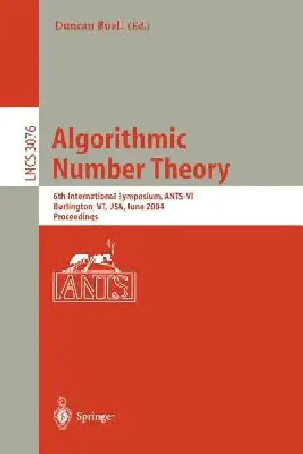 Cover of Algorithmic Number Theory