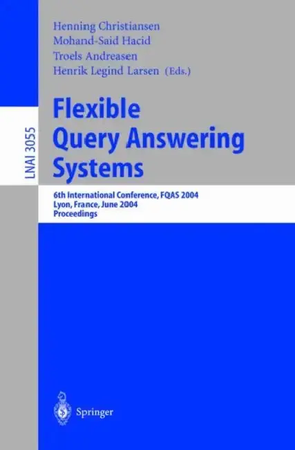 Cover of Flexible Query Answering Systems