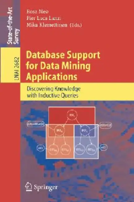Cover of Database Support for Data Mining Applications