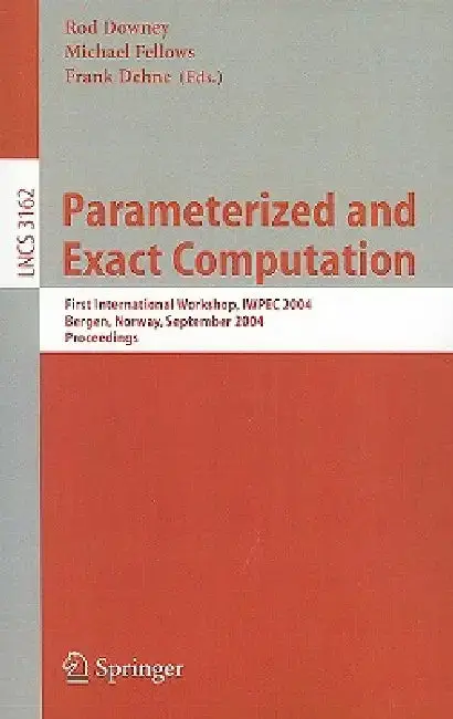 Cover of Parameterized and Exact Computation