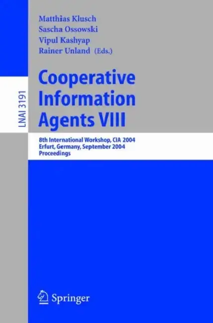 Cover of Cooperative Information Agents VIII