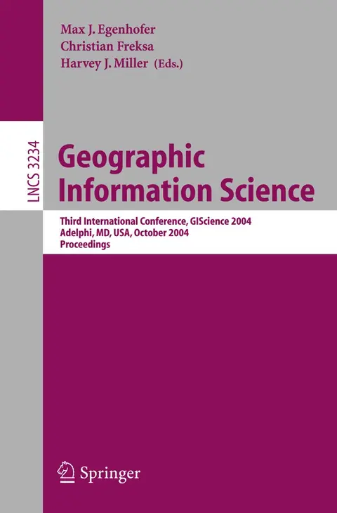 Cover of Geographic Information Science