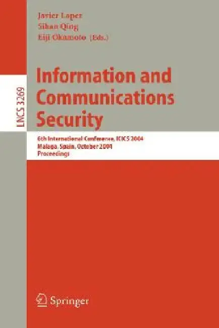 Cover of Information and Communications Security
