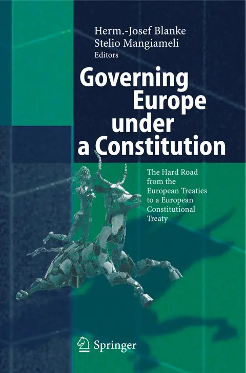 Cover of Governing Europe under a Constitution