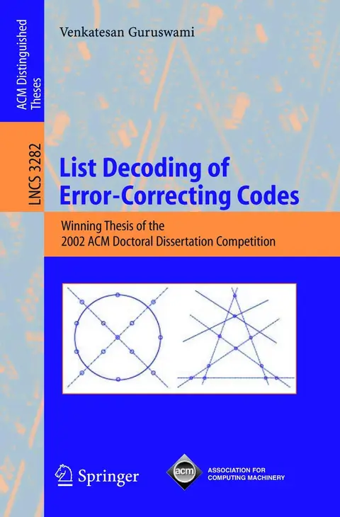 Cover of List Decoding of Error-Correcting Codes