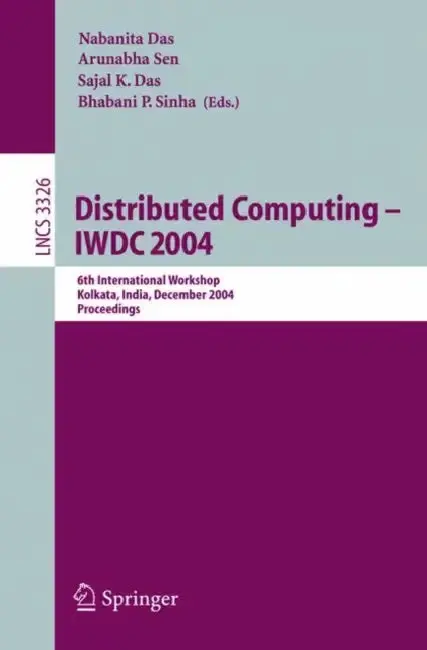 Cover of Distributed Computing -- Iwdc 2004