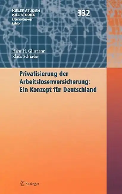Cover of Privatisierung Der Arbeitslosenversicherung