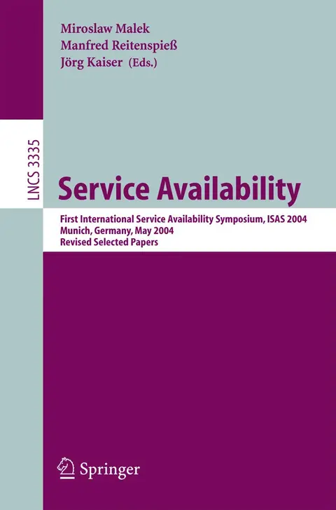 Cover of Service Availability
