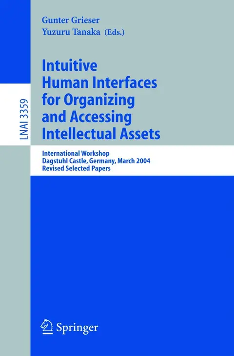 Cover of Intuitive Human Interfaces for Organizing and Accessing Intellectual Assets