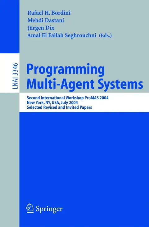 Cover of Programming Multi-Agent Systems
